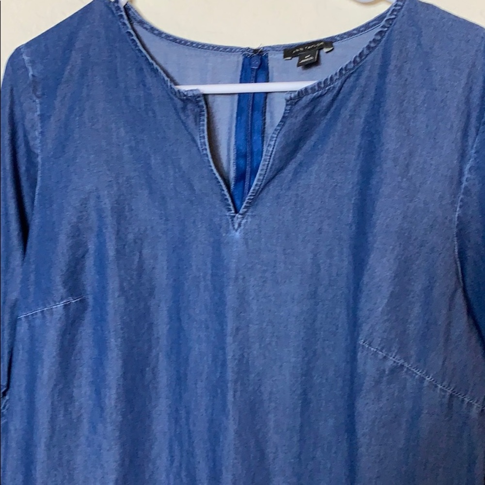 Ann Taylor Denim Dress - Picture 6 of 6